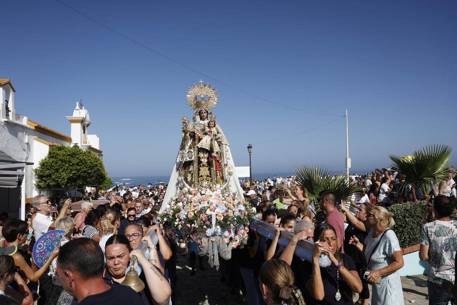 Fotos de la procesión de la Virgen del Carmen en La Línea