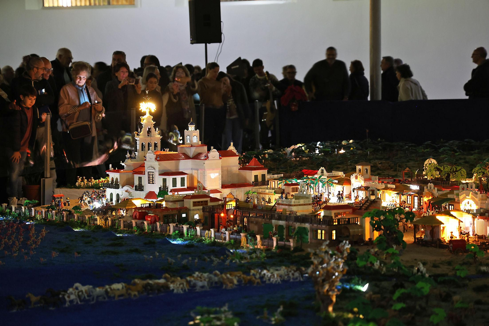 Imágenes del Belén de Playmobil más grande del mundo dedicado al Rocío