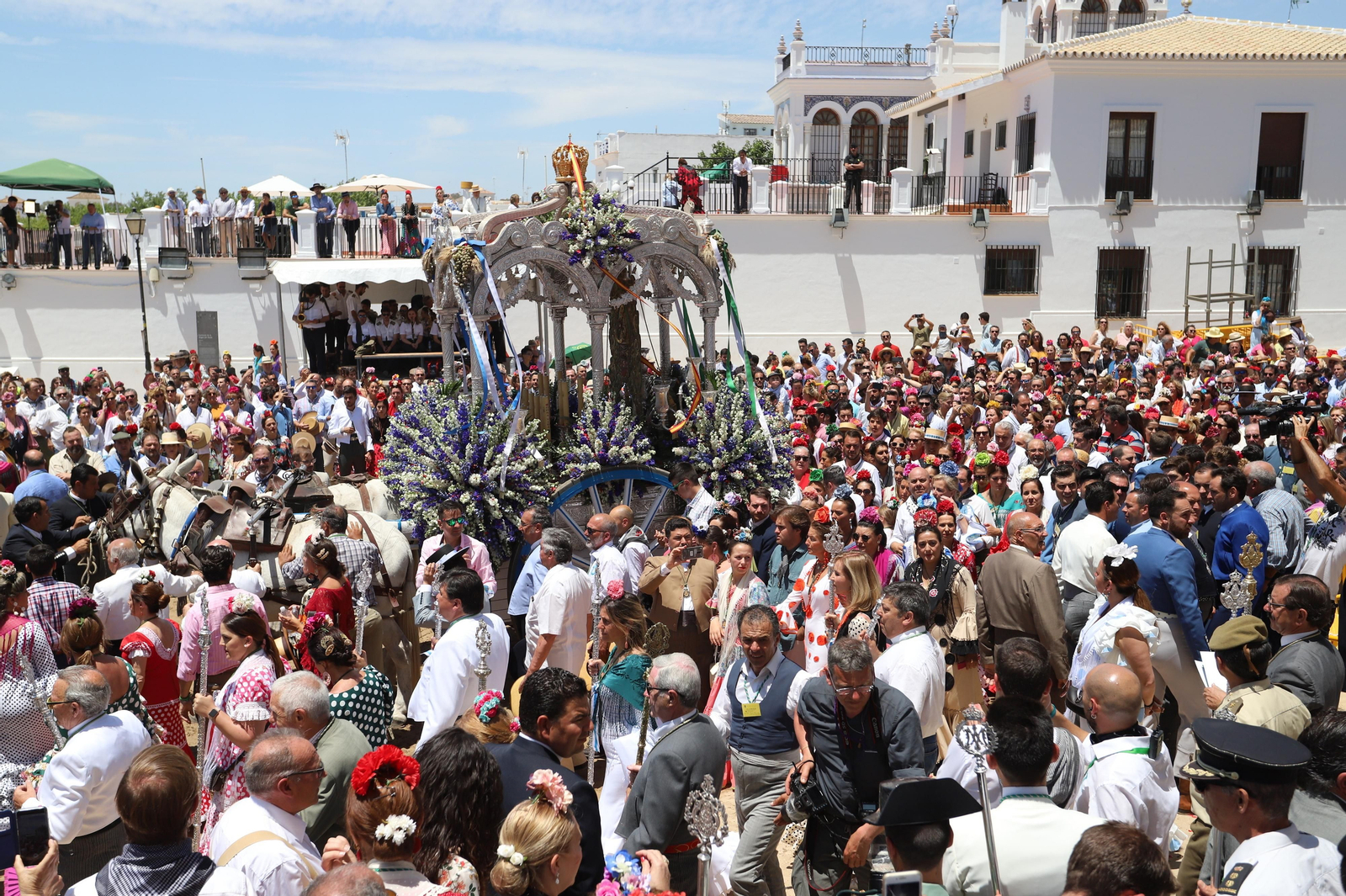 Imágenes de la presentación de las  Hermandades filiales  del sábado en el Rocío