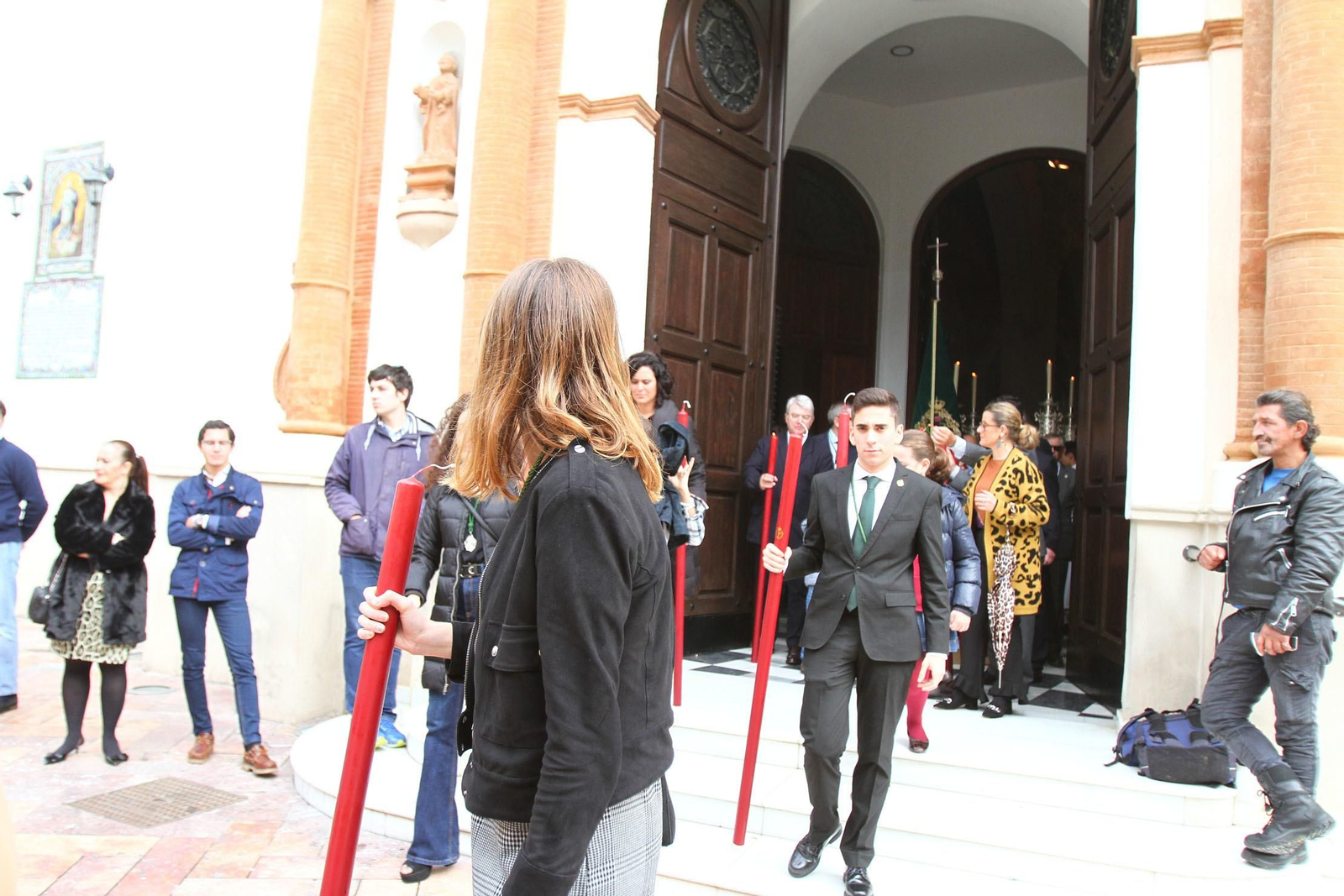 Procesión Solemne  de la Hermandad de La Vera Cruz, con el Santísimo Sacramento.
