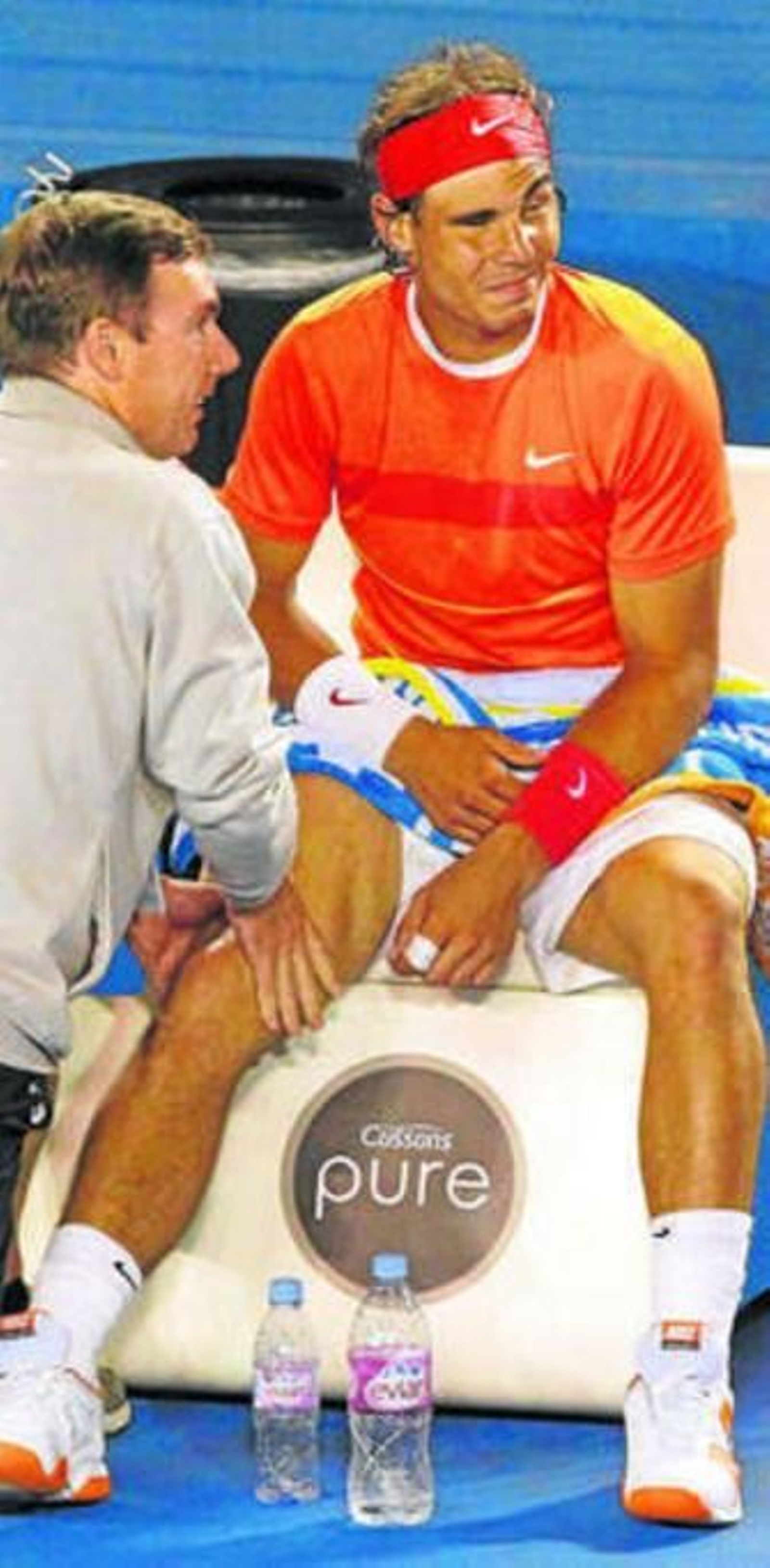 Nadal, lesionado.