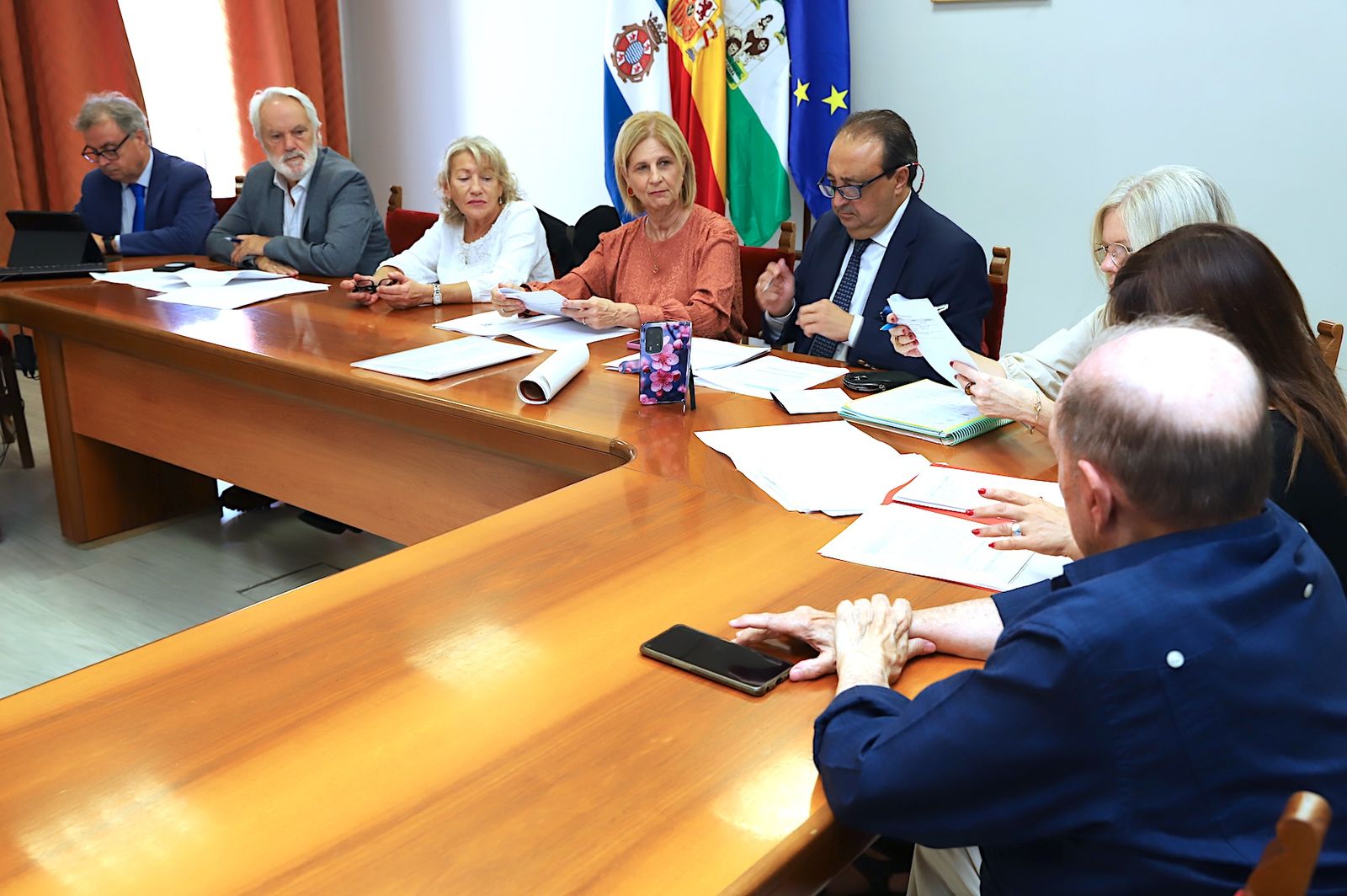 Un momento de la celebración del patronato de la Fundación Caballero Bonald.