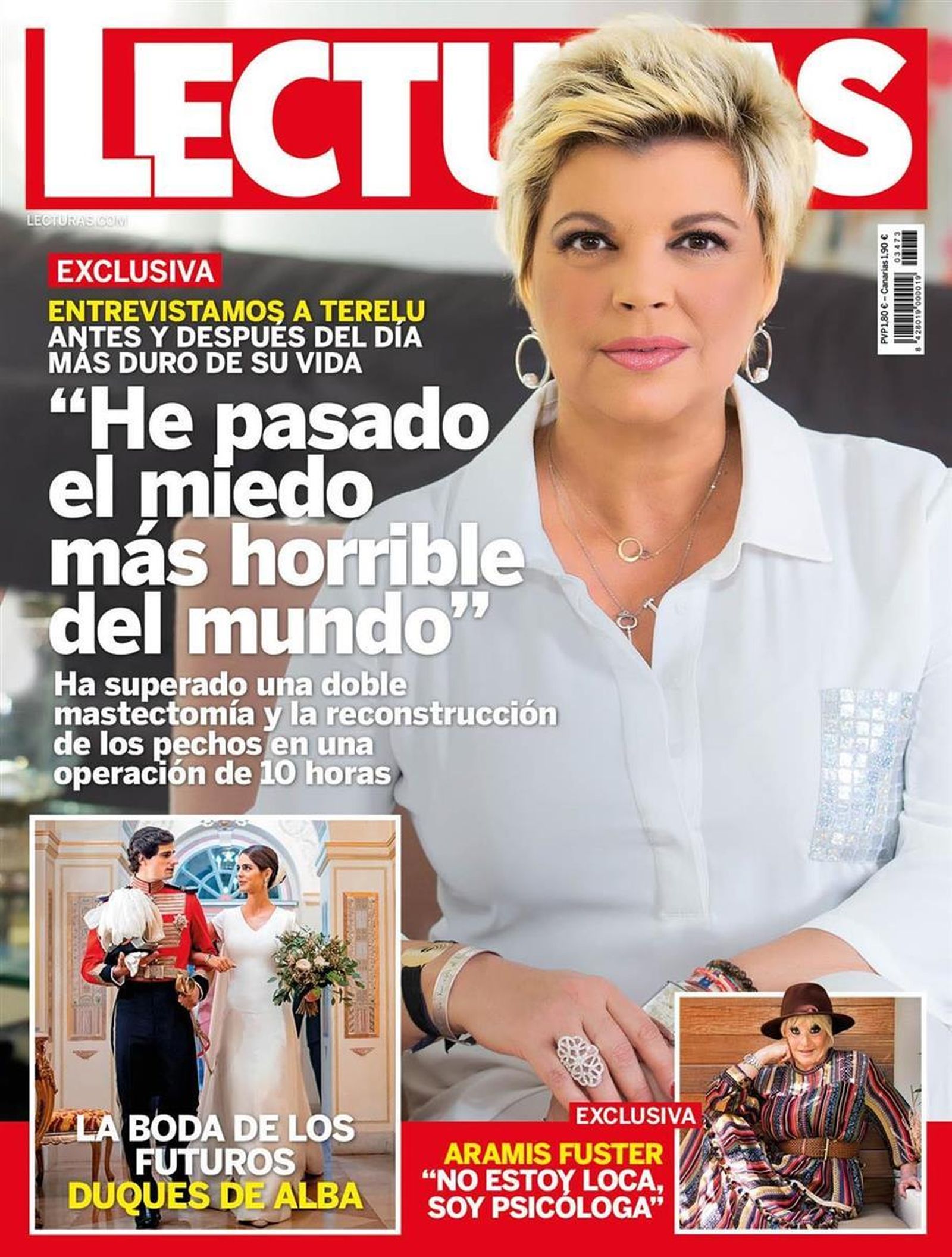 Portada de Lecturas, a la que Terelu ha concedido su primera entrevista.