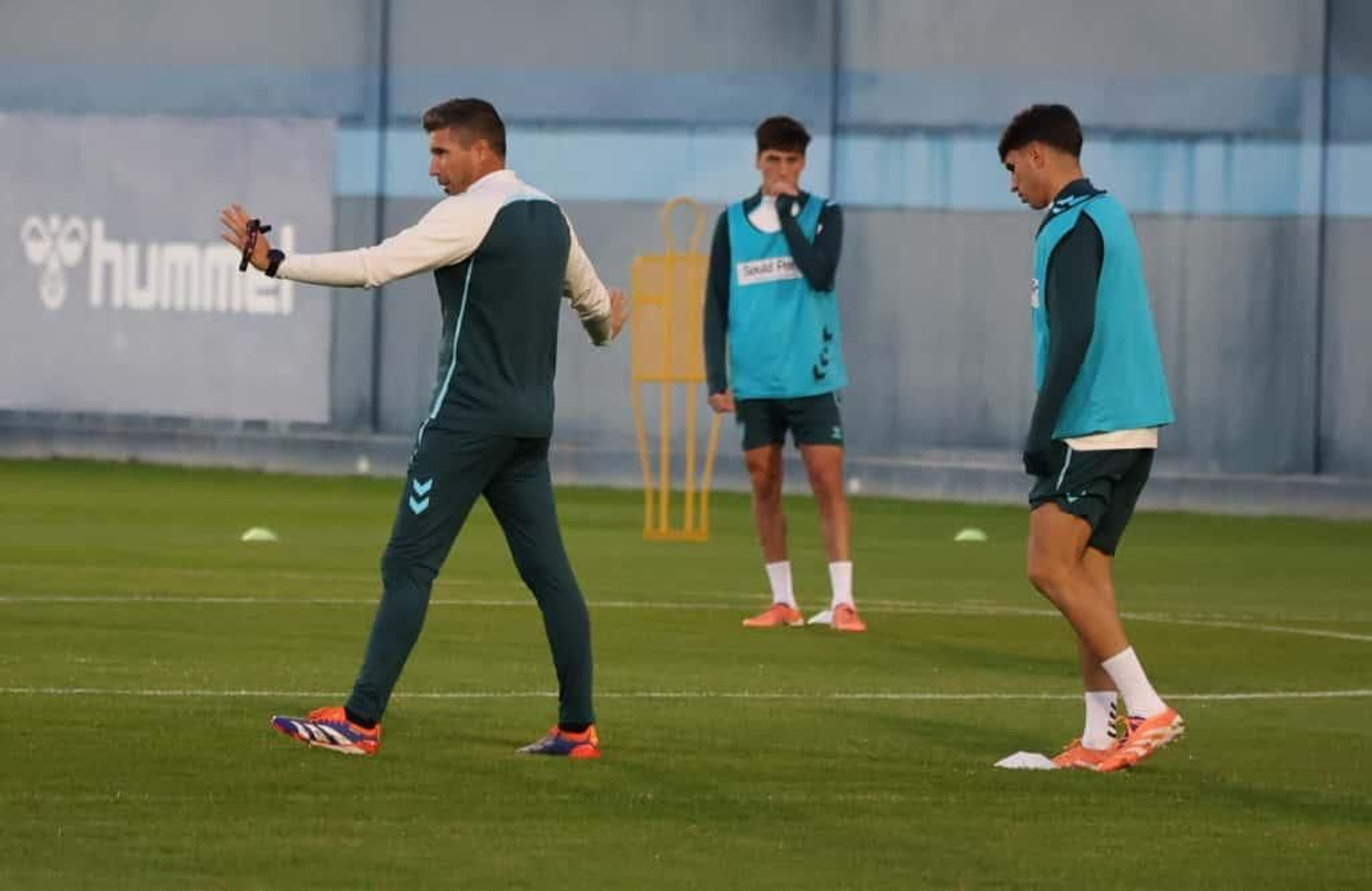 Así ha sido el primer entrenamiento del Málaga CF de Funes