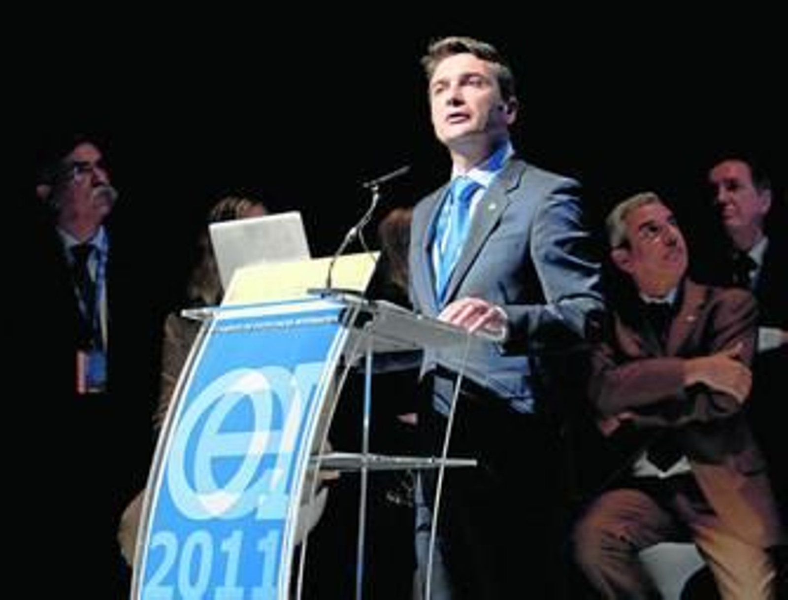 El rector de la UCA, Eduardo González Mazo, durante la presentación del CEIMAR en Madrid, el pasado 20 de octubre.