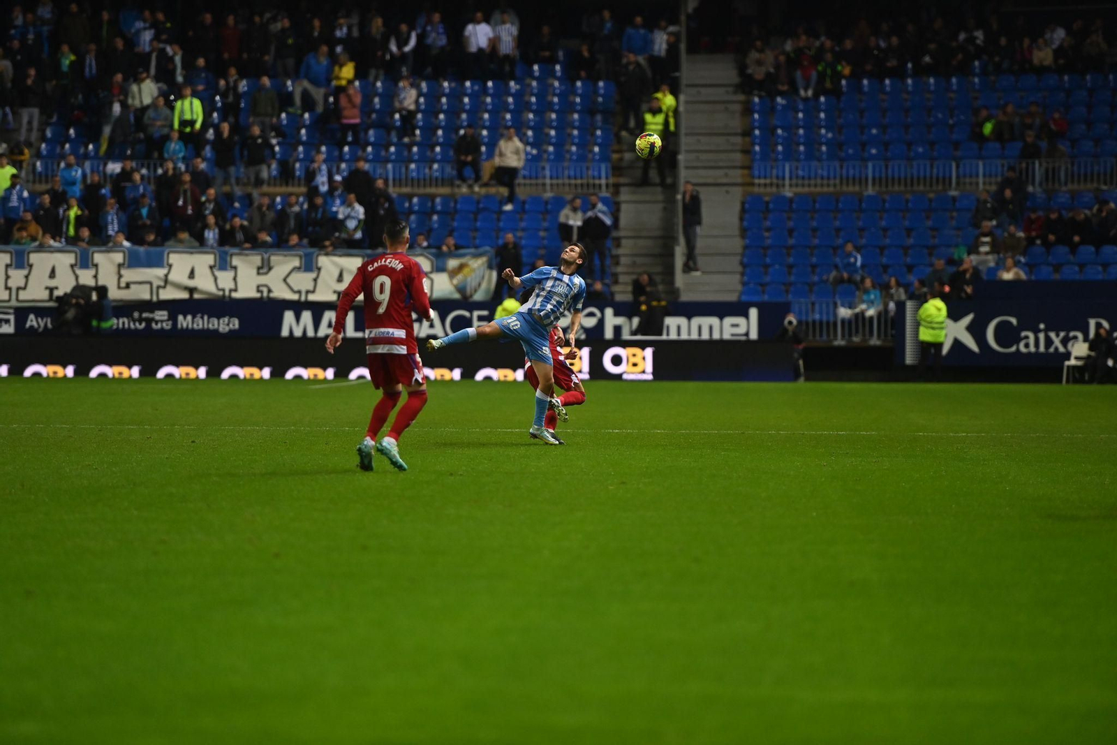 El Málaga CF - Granada CF, en fotos