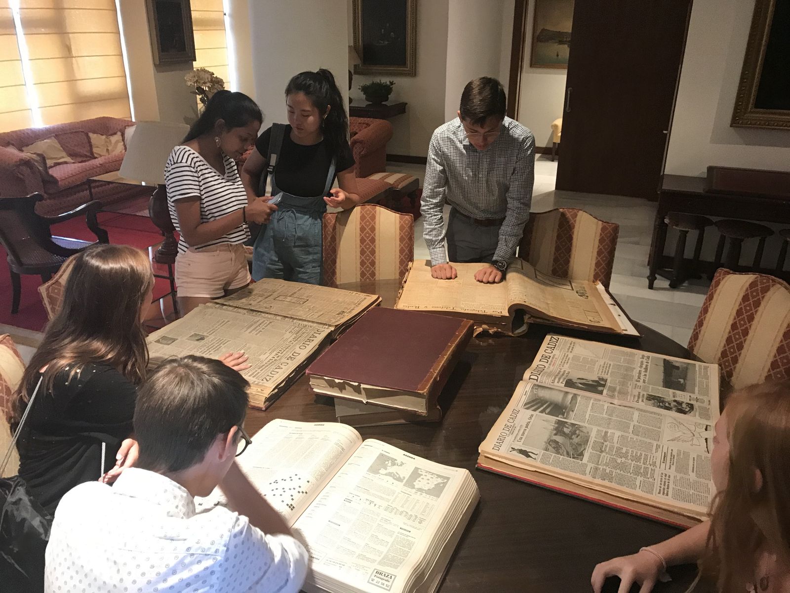 Visita de Erasmus Mundolengua. 31-07-2019