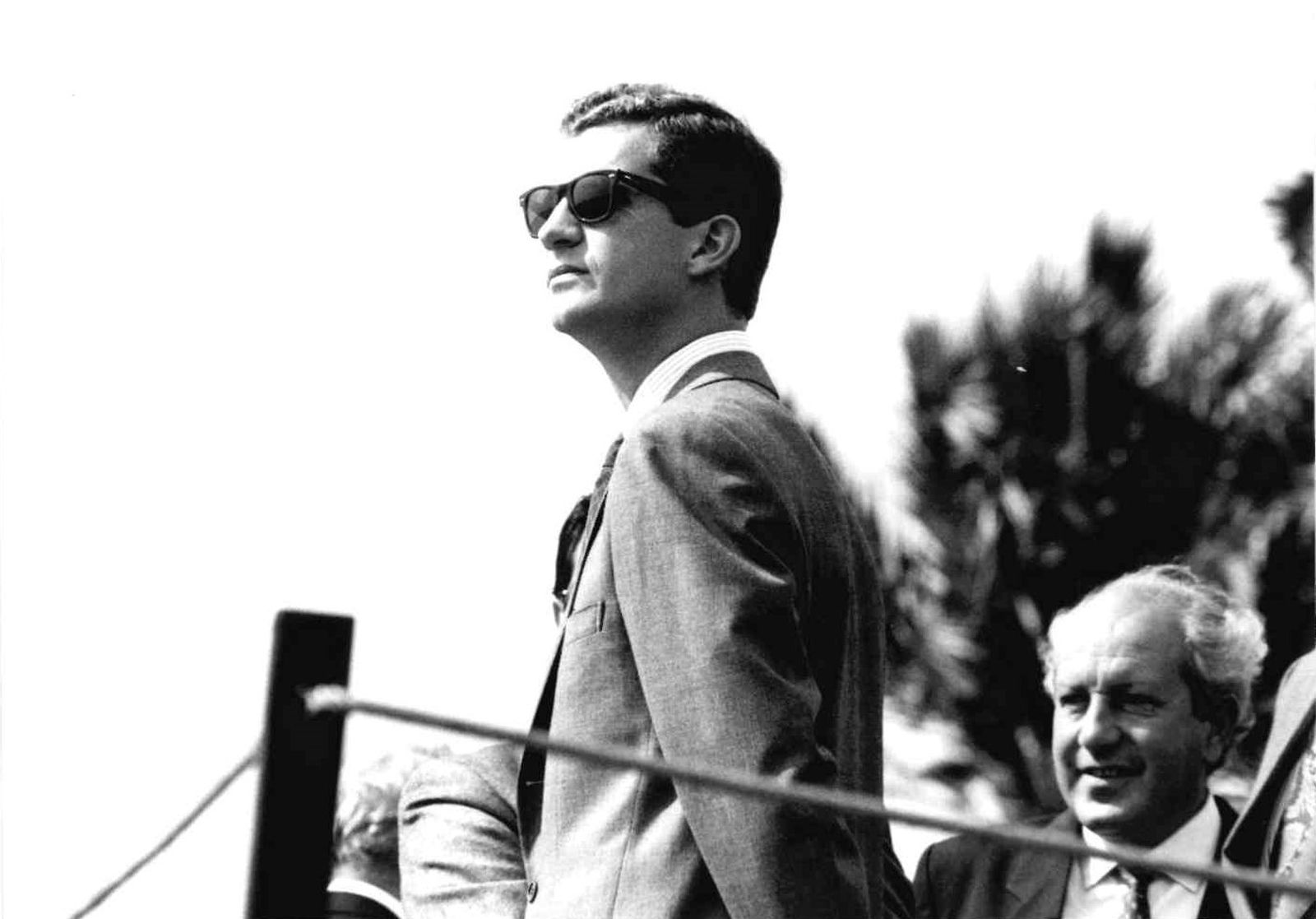 Visita del Príncipe Felipe en 1991 a Huelva