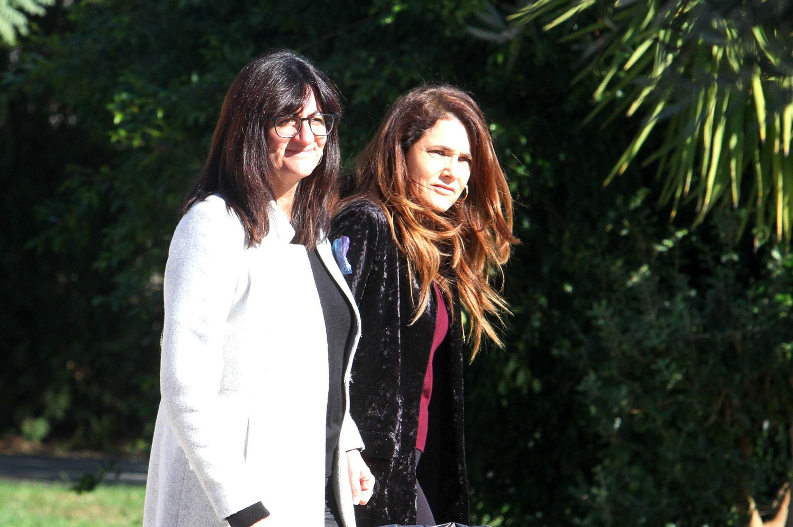 Condolencias a la familia García Palacios durante la mañana en el tanatorio, en imágenes