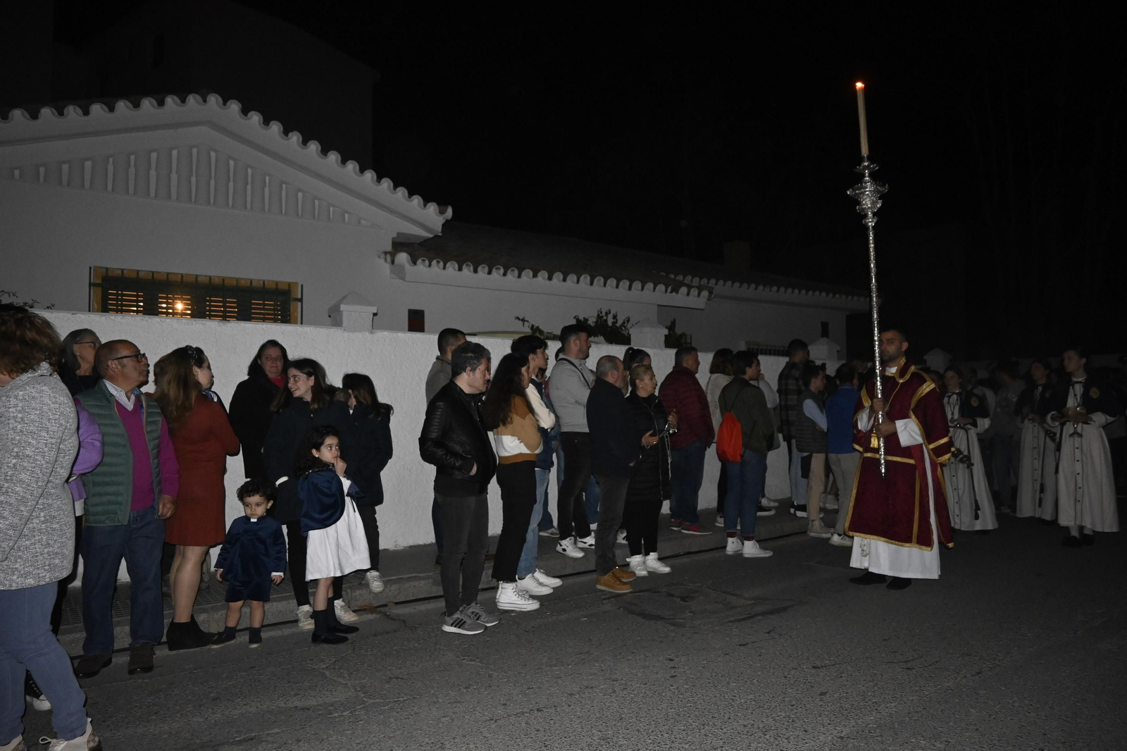 El Vía Crucis de la Semana Santa de Huelva, en imágenes