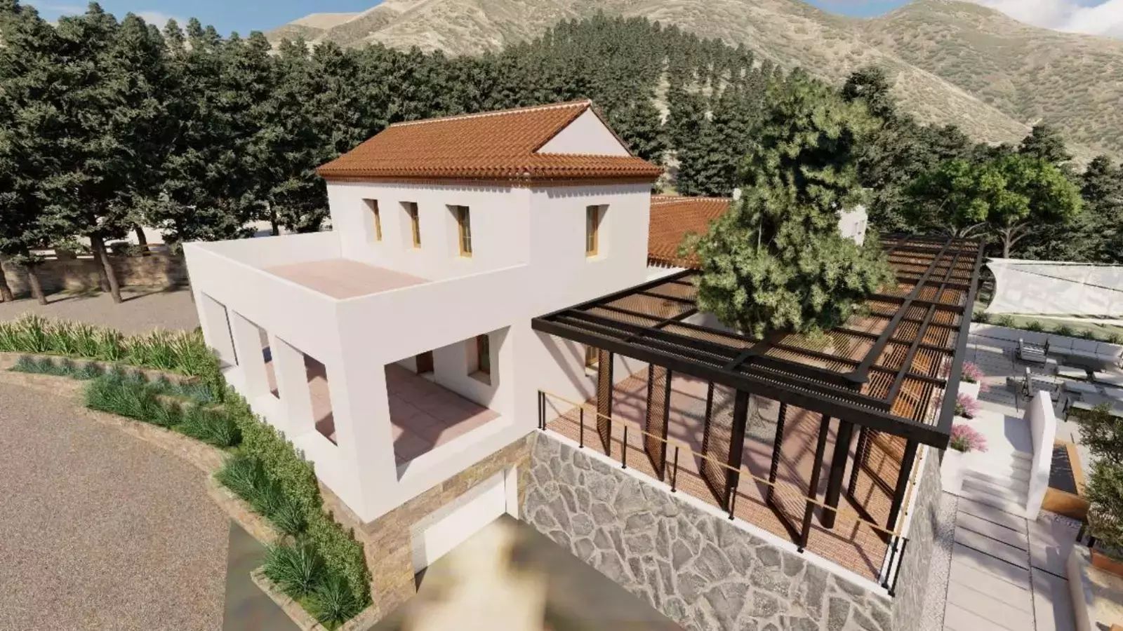 Así es el proyecto de rehabilitación del restaurante del Parque Periurbano de Castala.