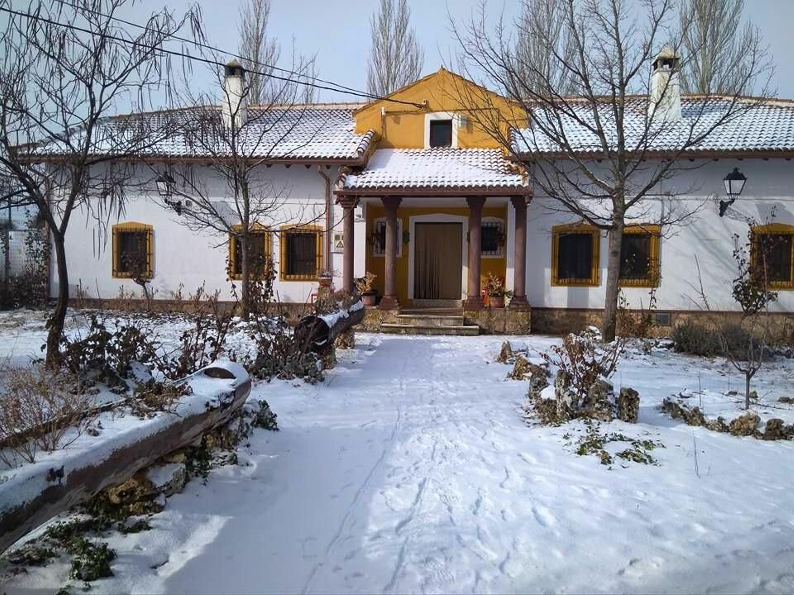 Esta zona de la Sierra de Segura tiene cada invierno una estampa tan blanca como la de la imagen.