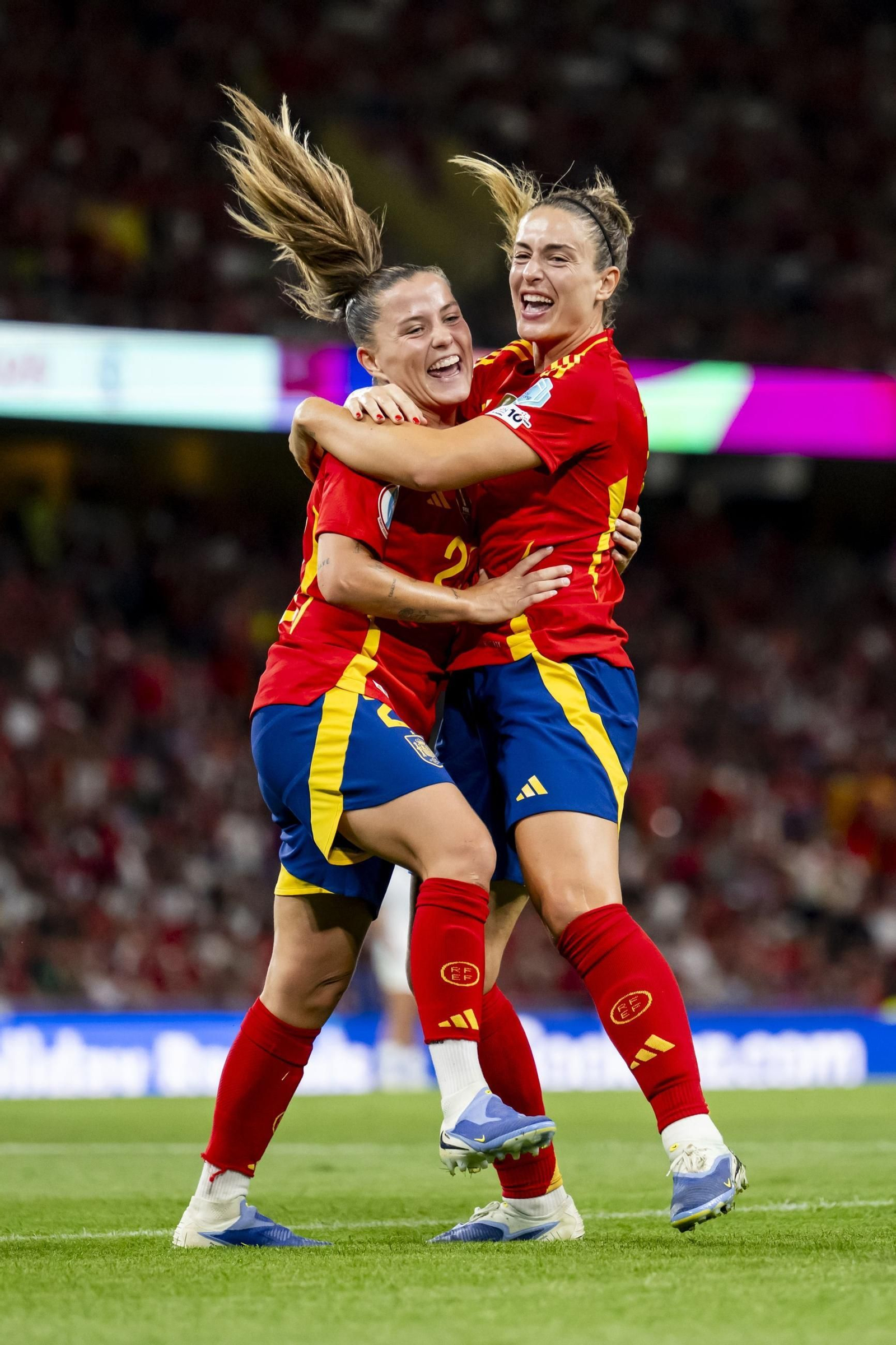 Las mejores fotos del España-Suiza en la Eurocopa femenina
