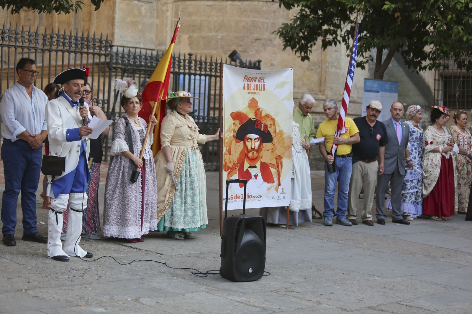 Las fotos del desfile en Málaga en recuerdo a Bernardo de Gálvez