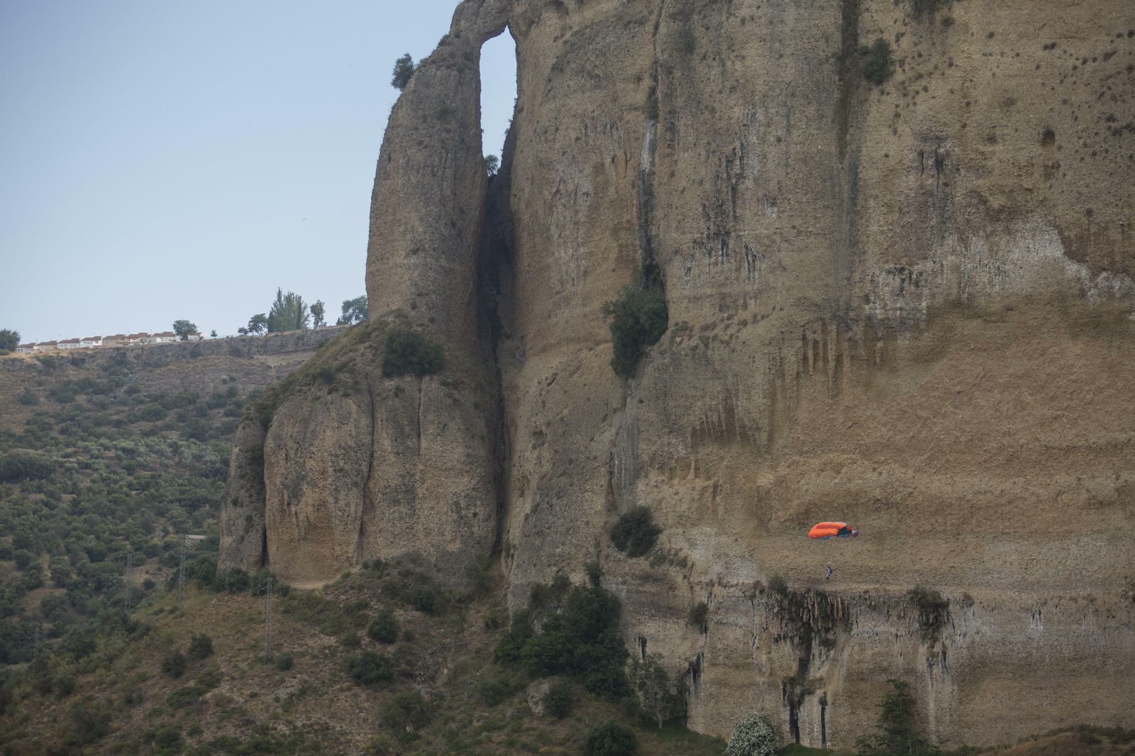 Las fotos del campeonato de salto base en el Tajo de Ronda
