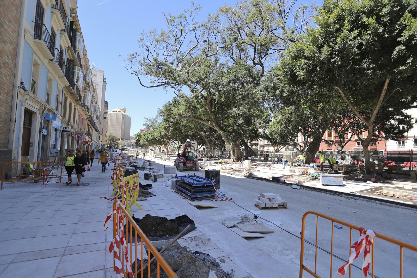 Las fotos de la recta final de las obras de la Alameda Principal