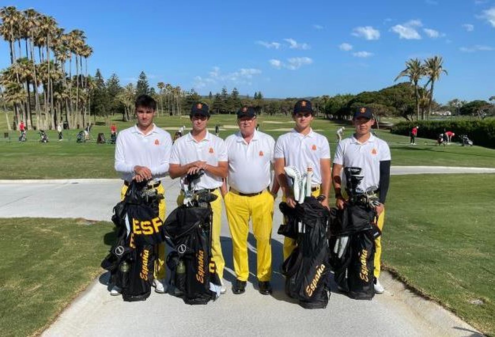 El equipo español de Ángel Ayora en Sotogrande.