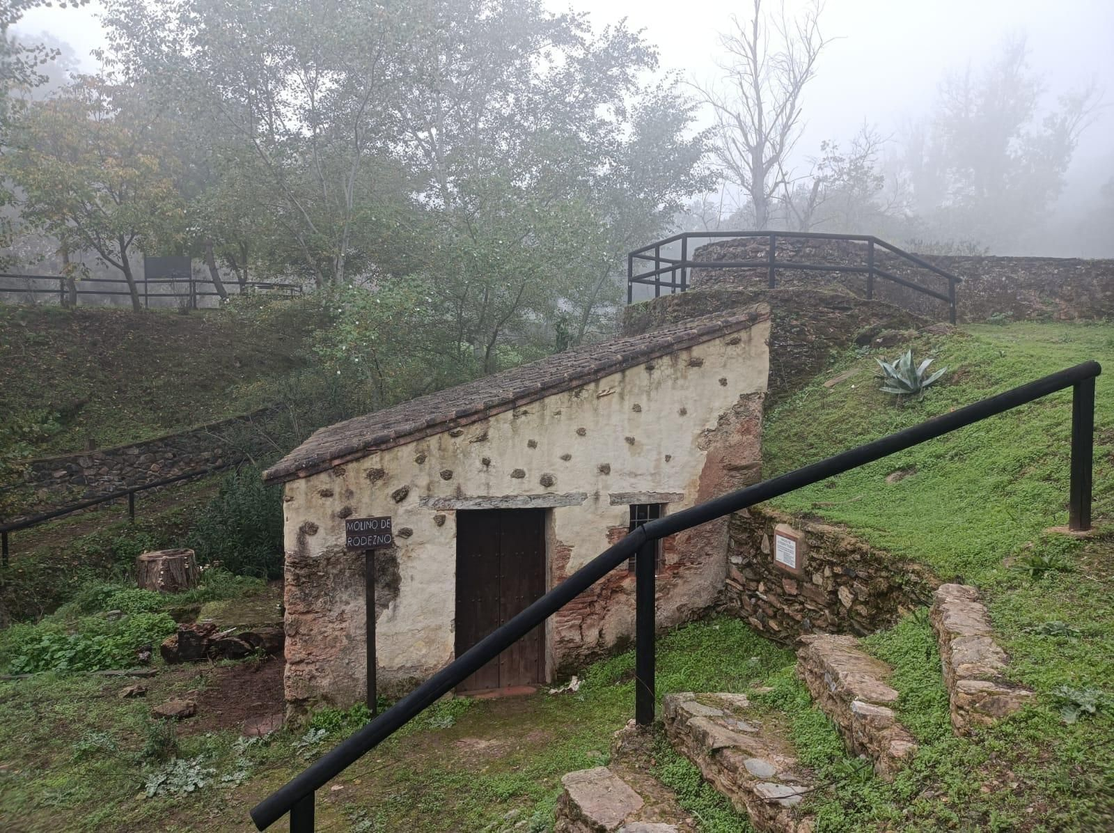 Uno de los molinos de rodezno perfectamente rehabilitados.