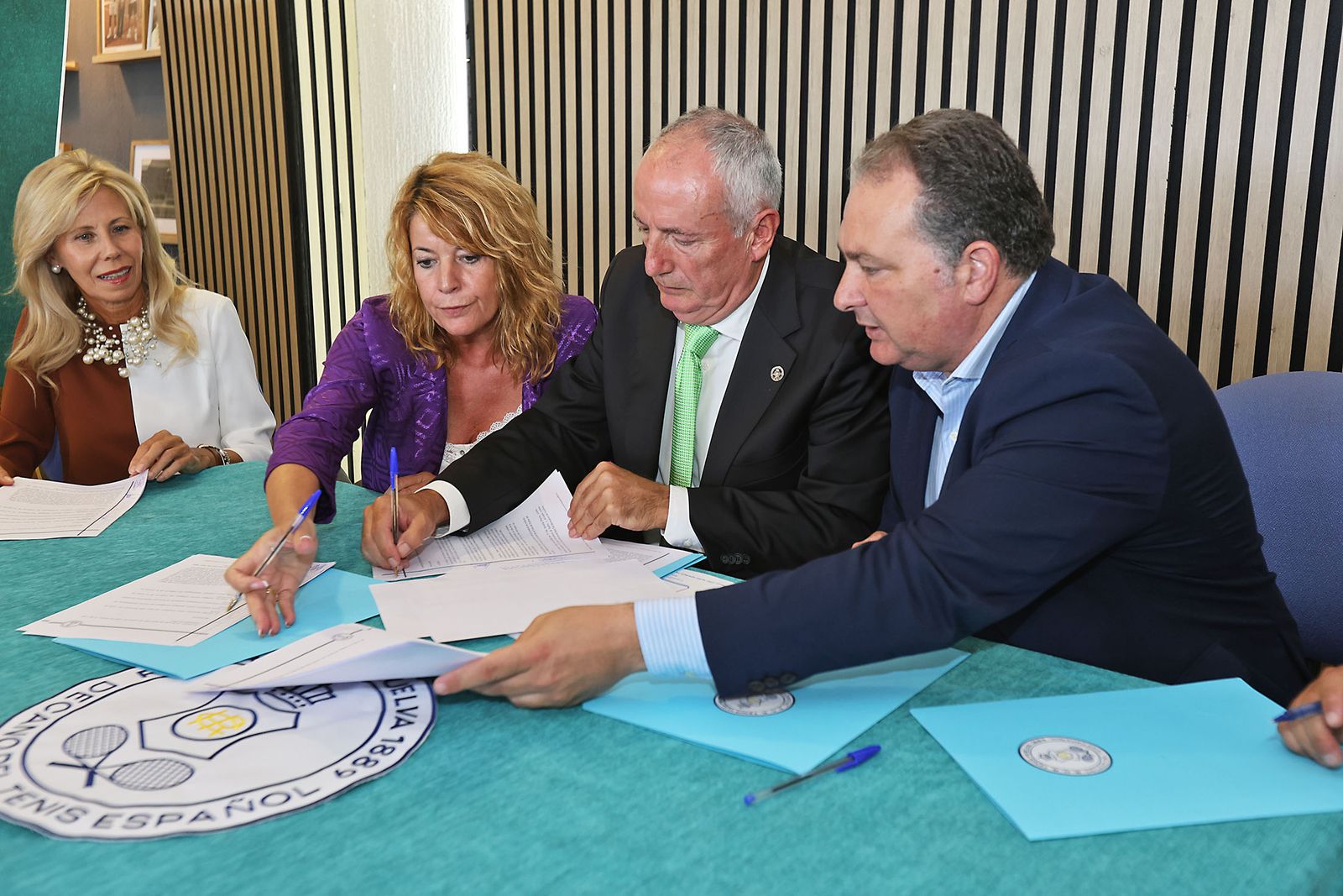 Imágenes de la constitución y presentación del Comité de Honor del centenario de la Copa del Rey de Tenis