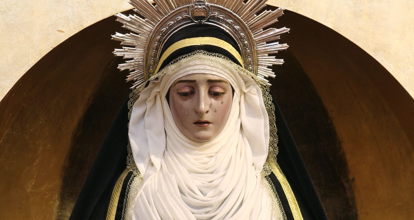 Virgen de la Soledad, ubicada en la iglesia de la Merced de Córdoba.