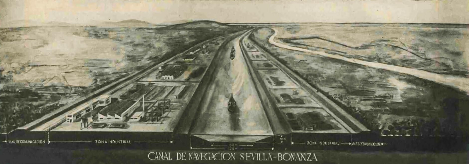 Canal Sevilla-Bonanza: cuando la esperanza se queda en  la maqueta