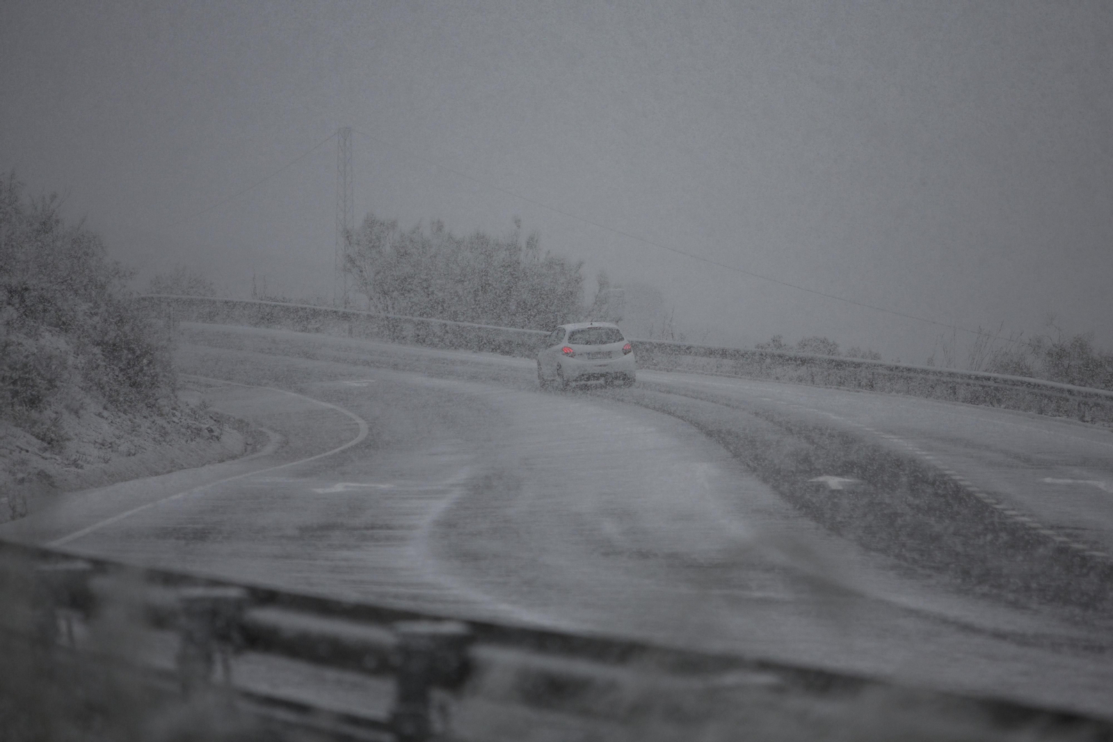 Fotos de la nieve en Ronda