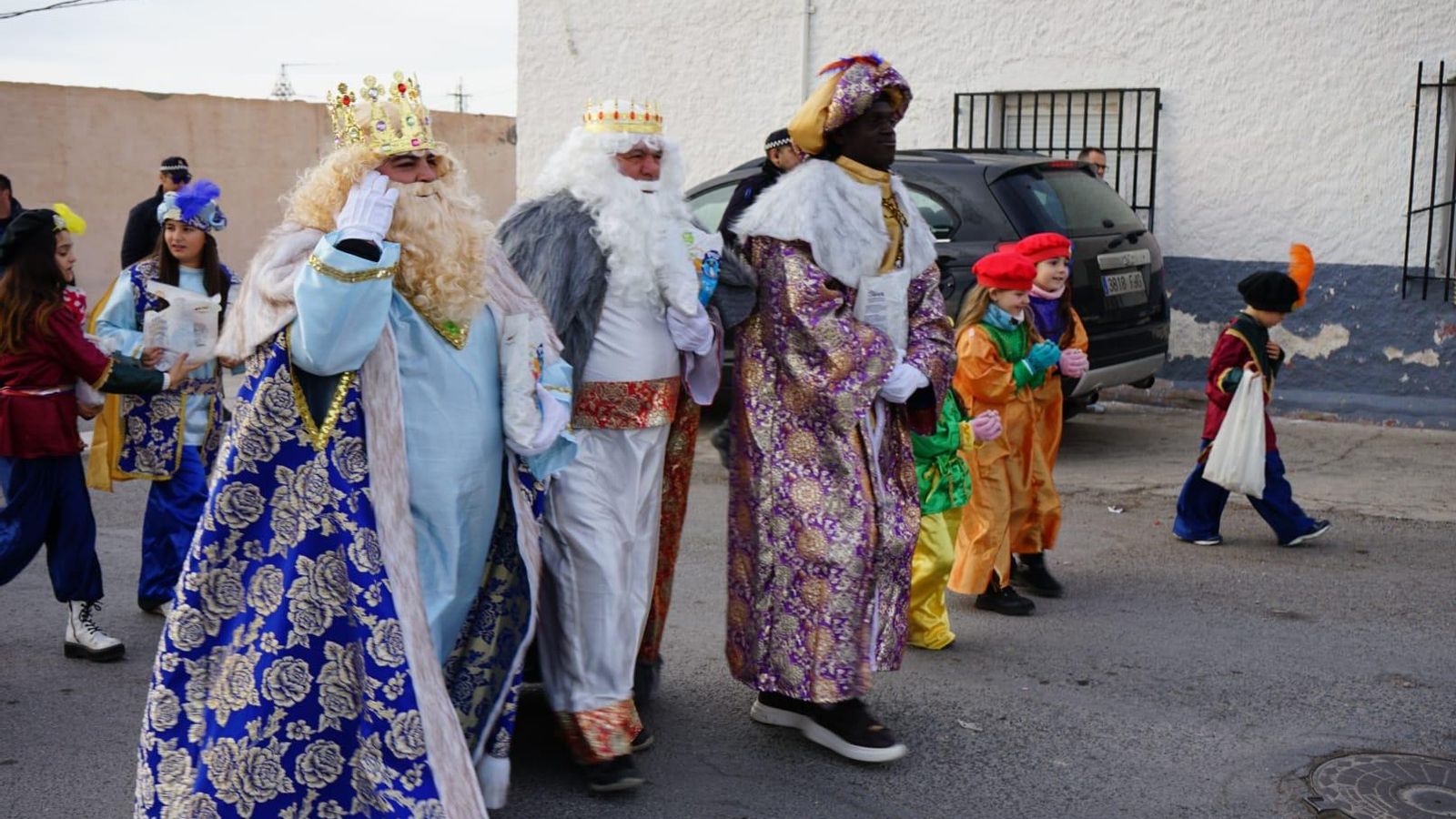 Visita de los Reyes Magos a Níjar.