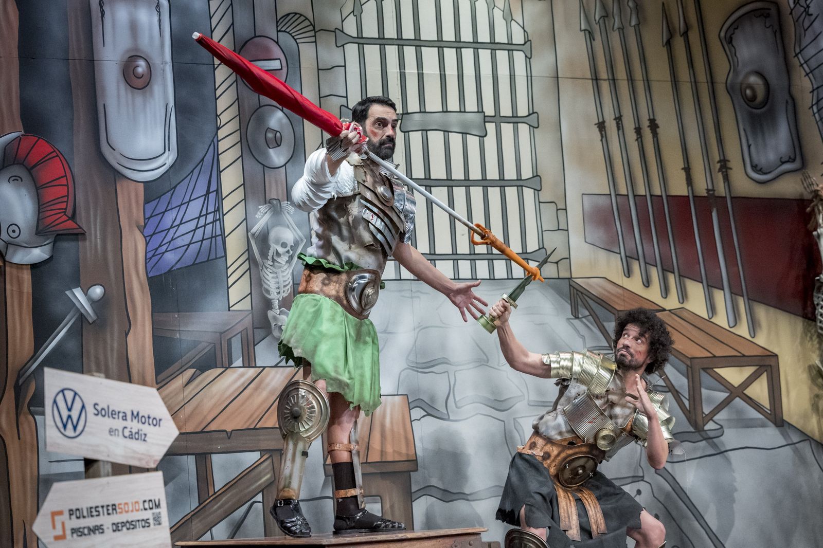 Cuarteto 'Escuela de Gladiadores el Pópulo'