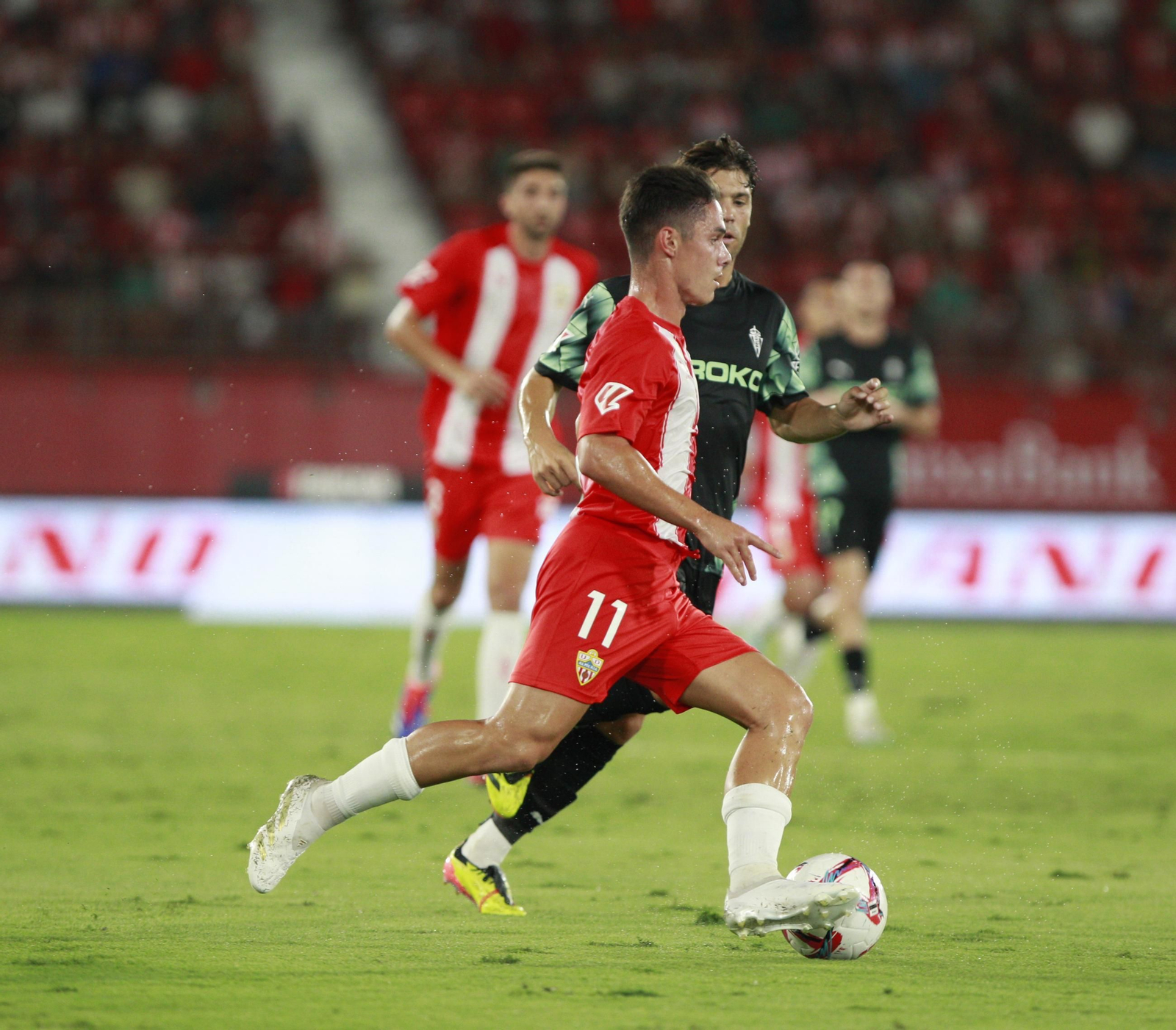 El partido U.D. Almería-Sporting de Gijón, en imágenes