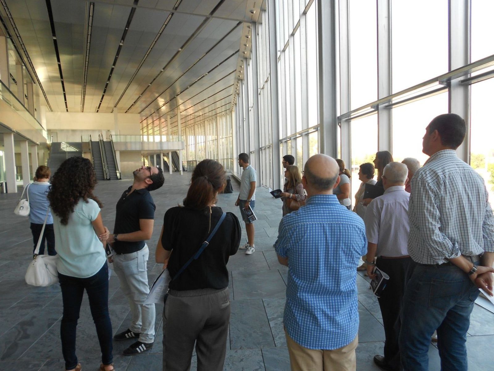 Visita guiada a Fibes, en una edición pasada de la Semana de la Arquitectura.