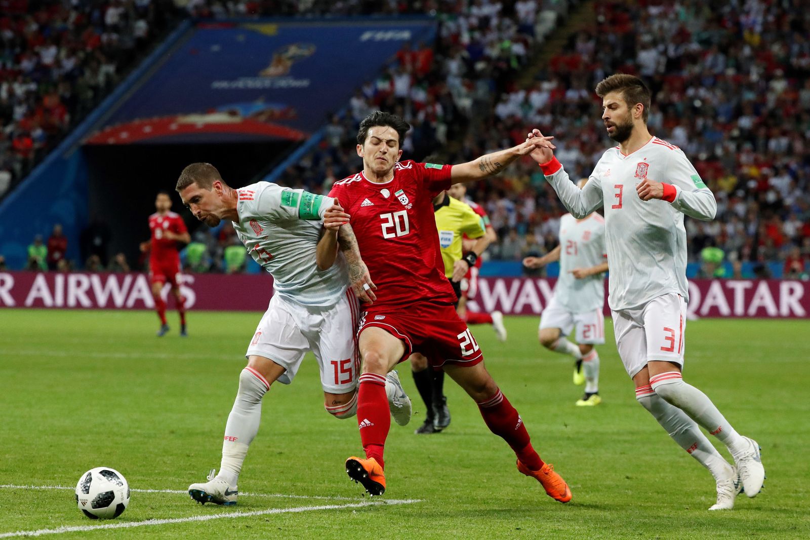 Las imágenes del Irán-España