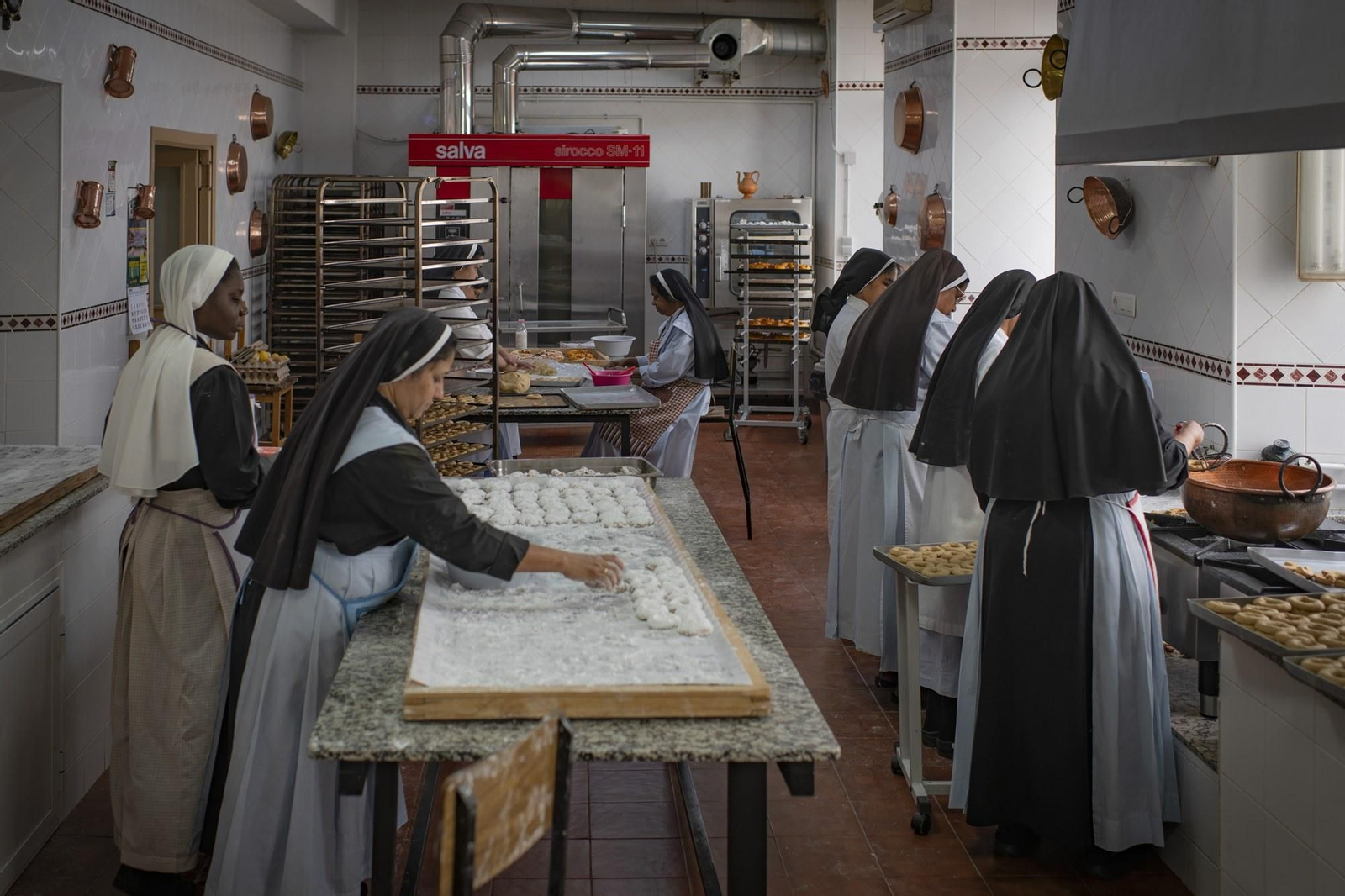 Cocina de las Comendadoras de Santiago, en Granada.