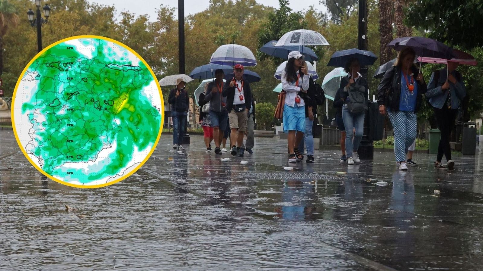 La amenaza de lluvia no desaparece en Sevilla durante el primer fin de semana de febrero