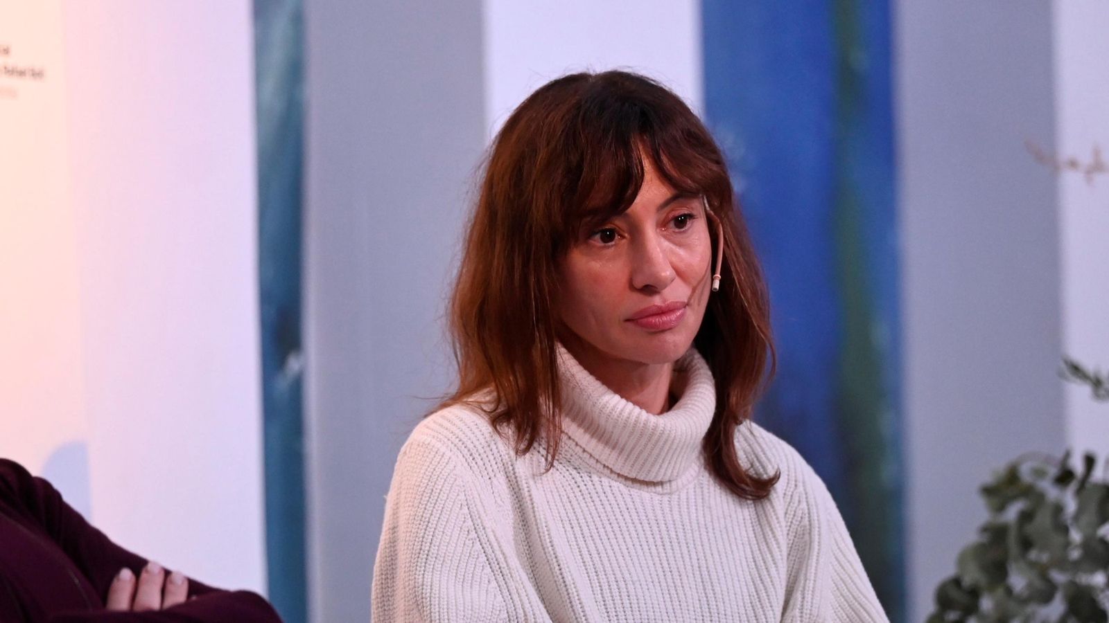 La actriz Natalia Verbeke en su intervención.