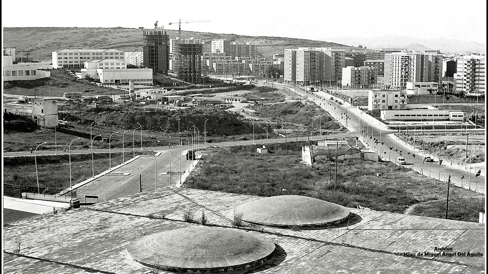 Las nuevas barriadas que tomaban forma en el lugar de antiguos asentamientos, en 1974