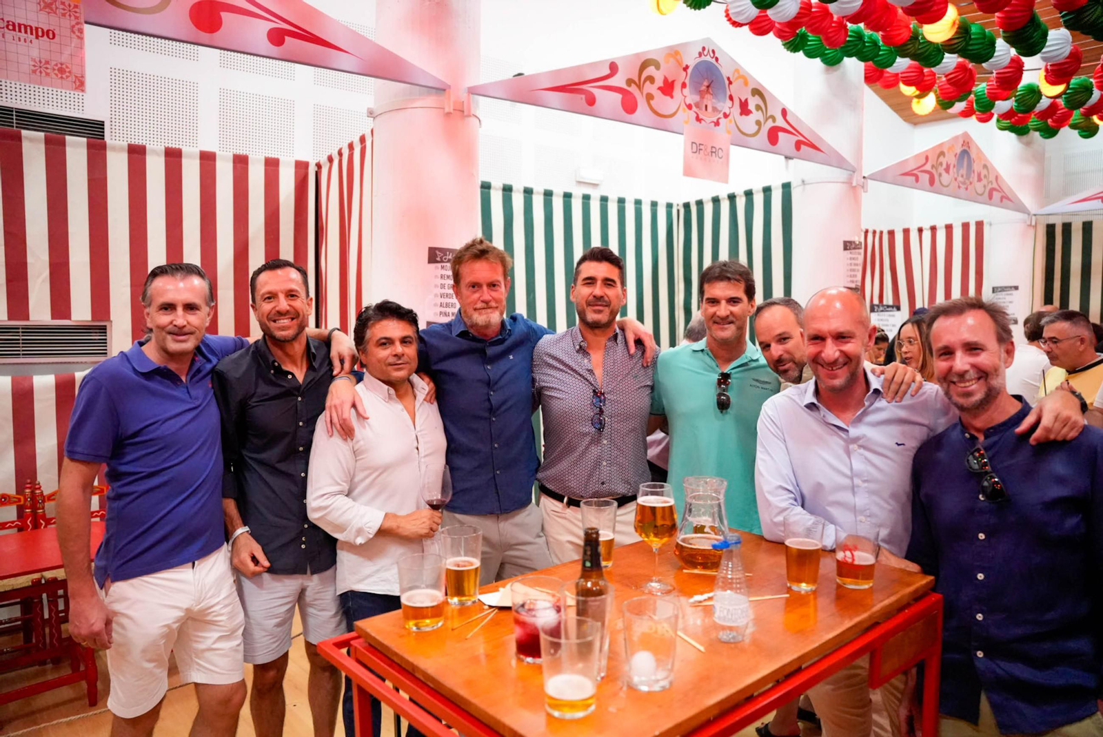 Disfrutando de la feria del mediodía en la jornada del jueves