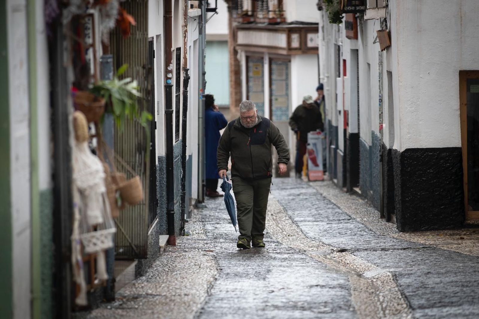 Kristin 'vacía' Granada: las imágenes del paso de la borrasca por la ciudad