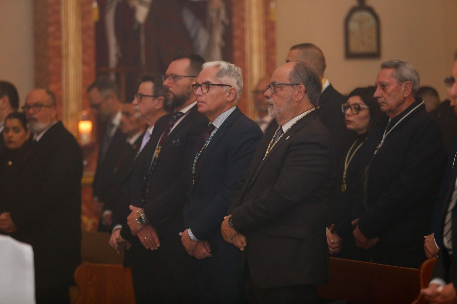Fotos del vía crucis oficial del consejo local de Algeciras con las Tres Caídas