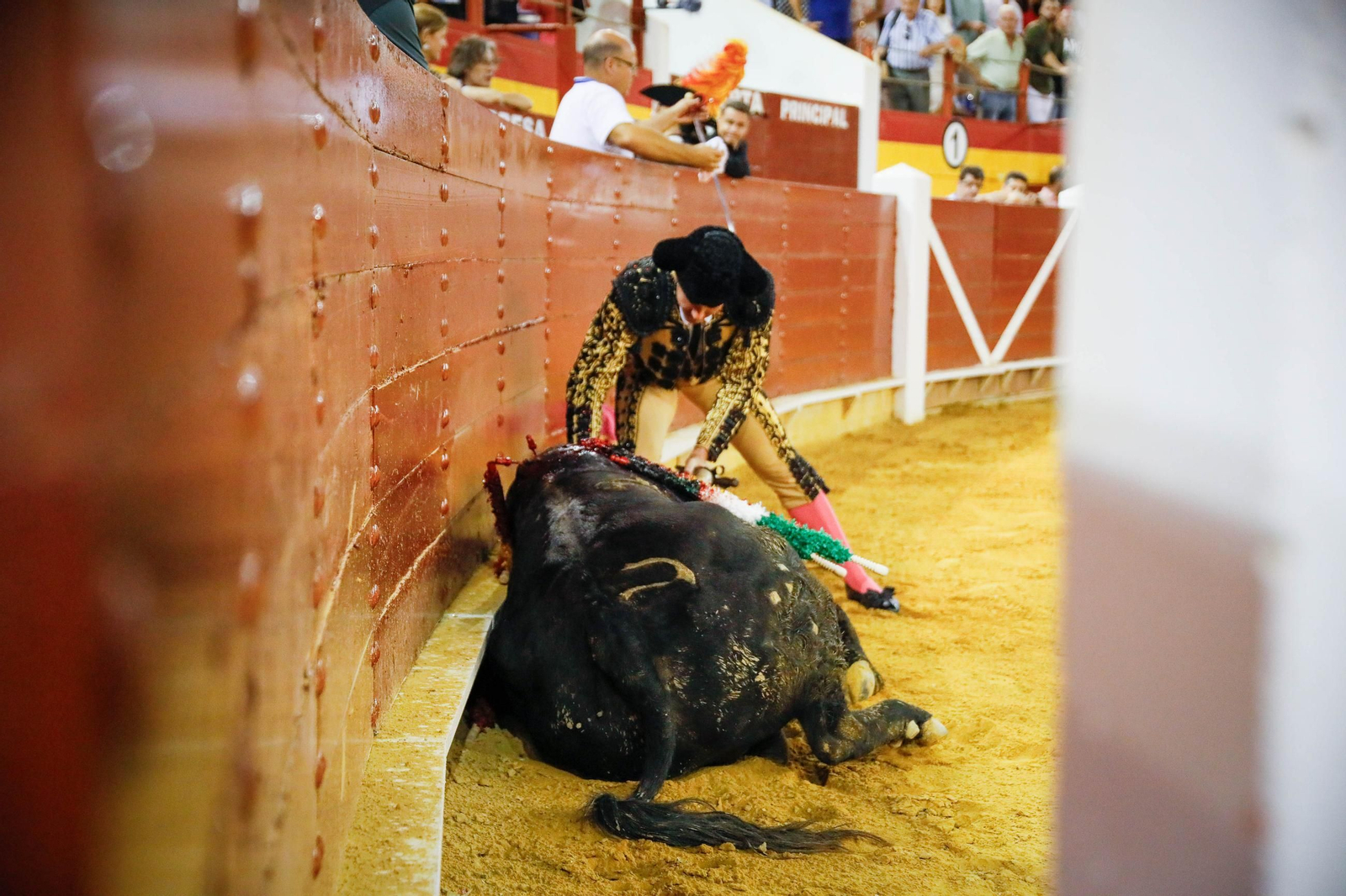 Imágenes de la corrida de toros en Roquetas de Mar