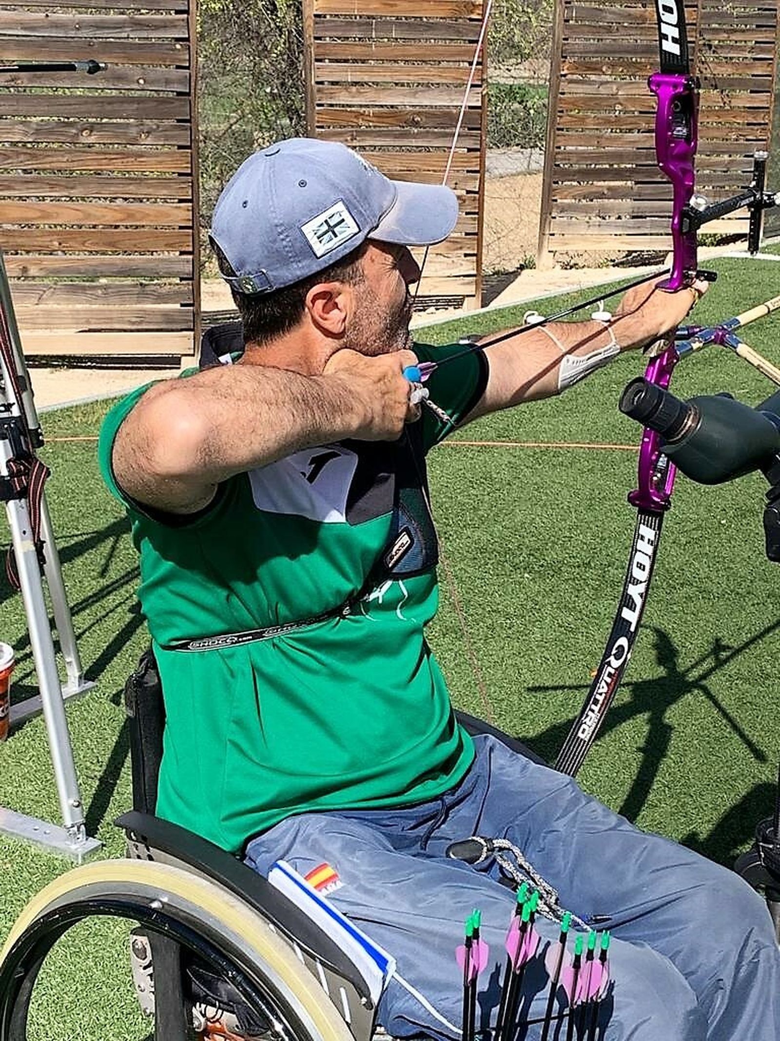 Marín en la última prueba celebrada en la residencia Blume