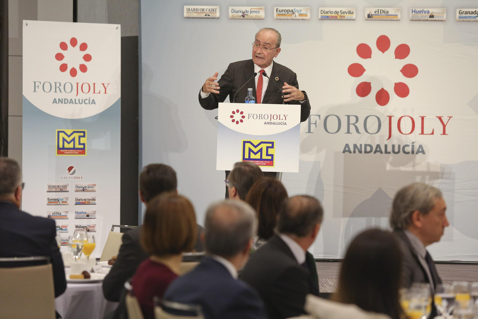 Fotos del Desayuno informativo Grupo Joly con el alcalde de Málaga