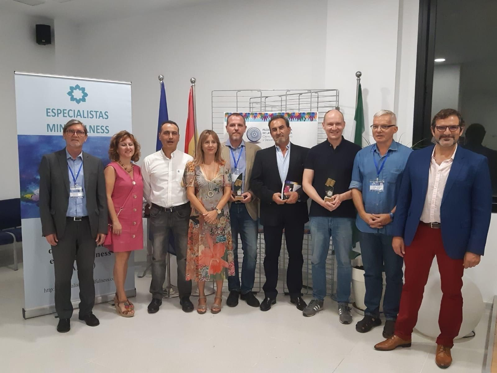 Miembros de la organización del Certamen, jurado, patrocinadores y premiados.