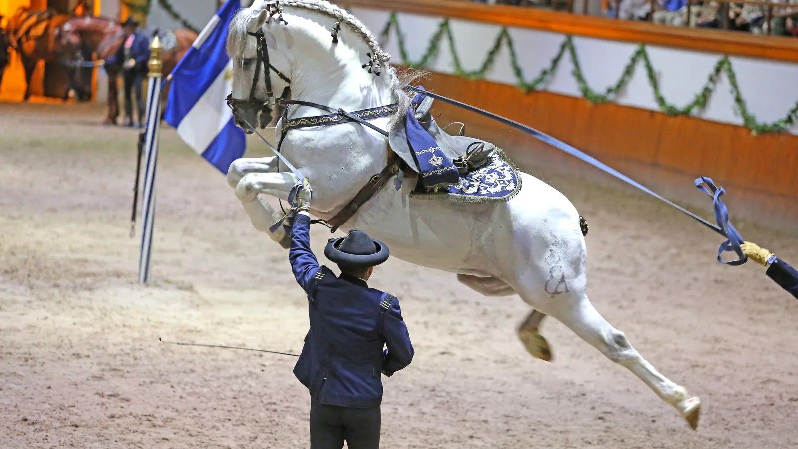 Imagen de archivo de una de las galas de la Real scuela andaluza de arte ecuestre.