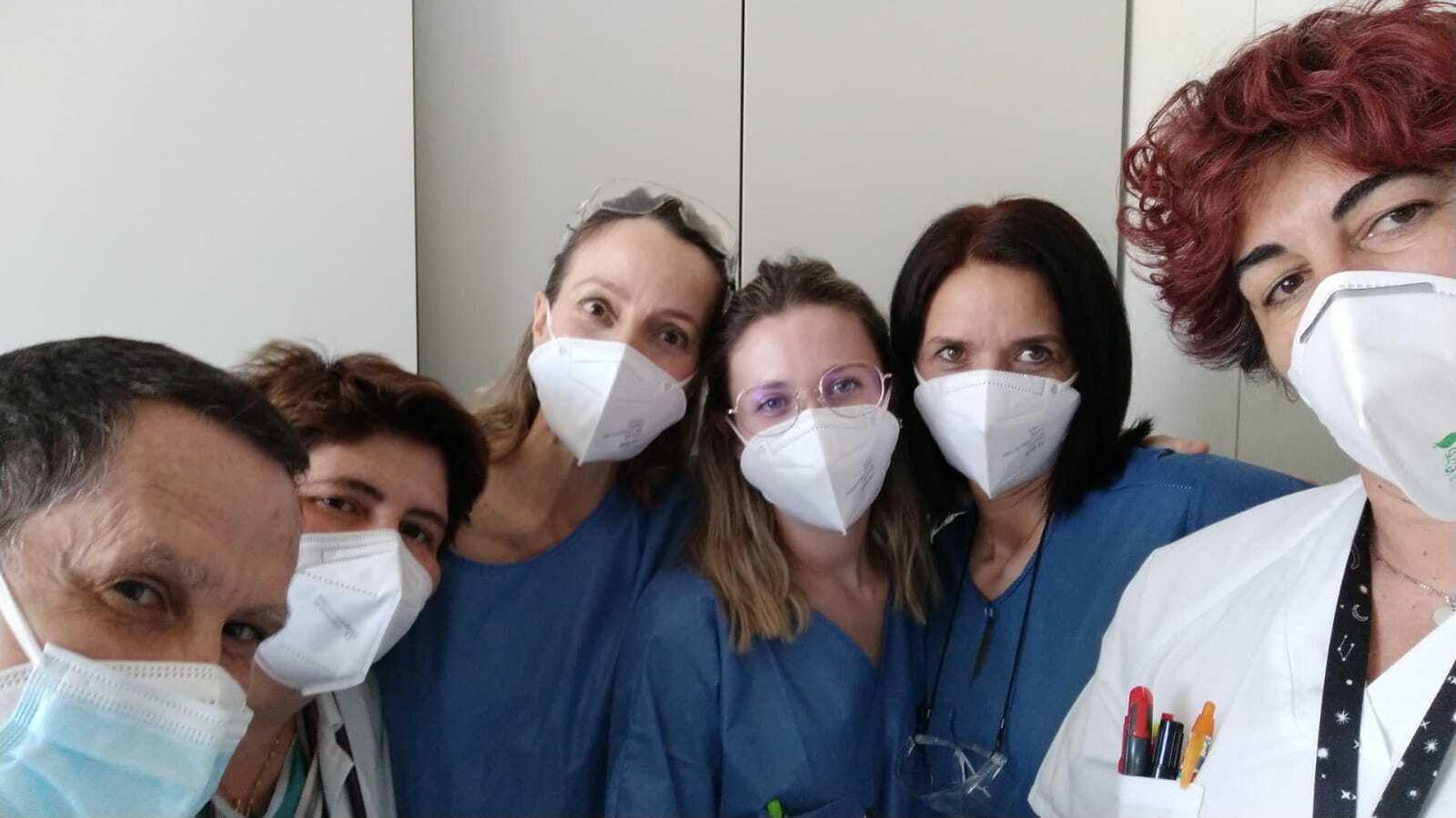 Personal de Enfermería del Hospital Regional de Málaga.
