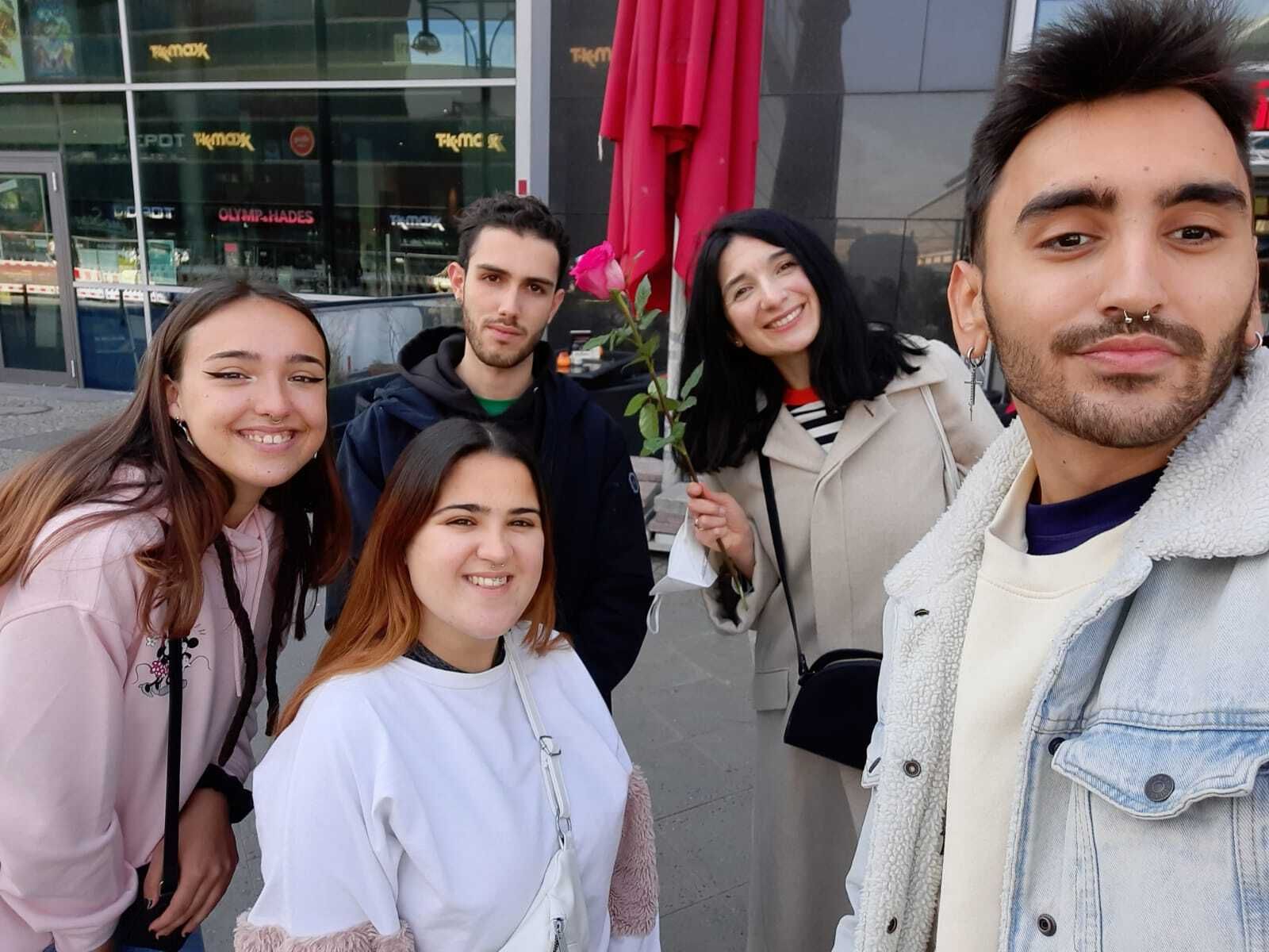 Varios alumnos del IES La Granja que están de Erasmus.