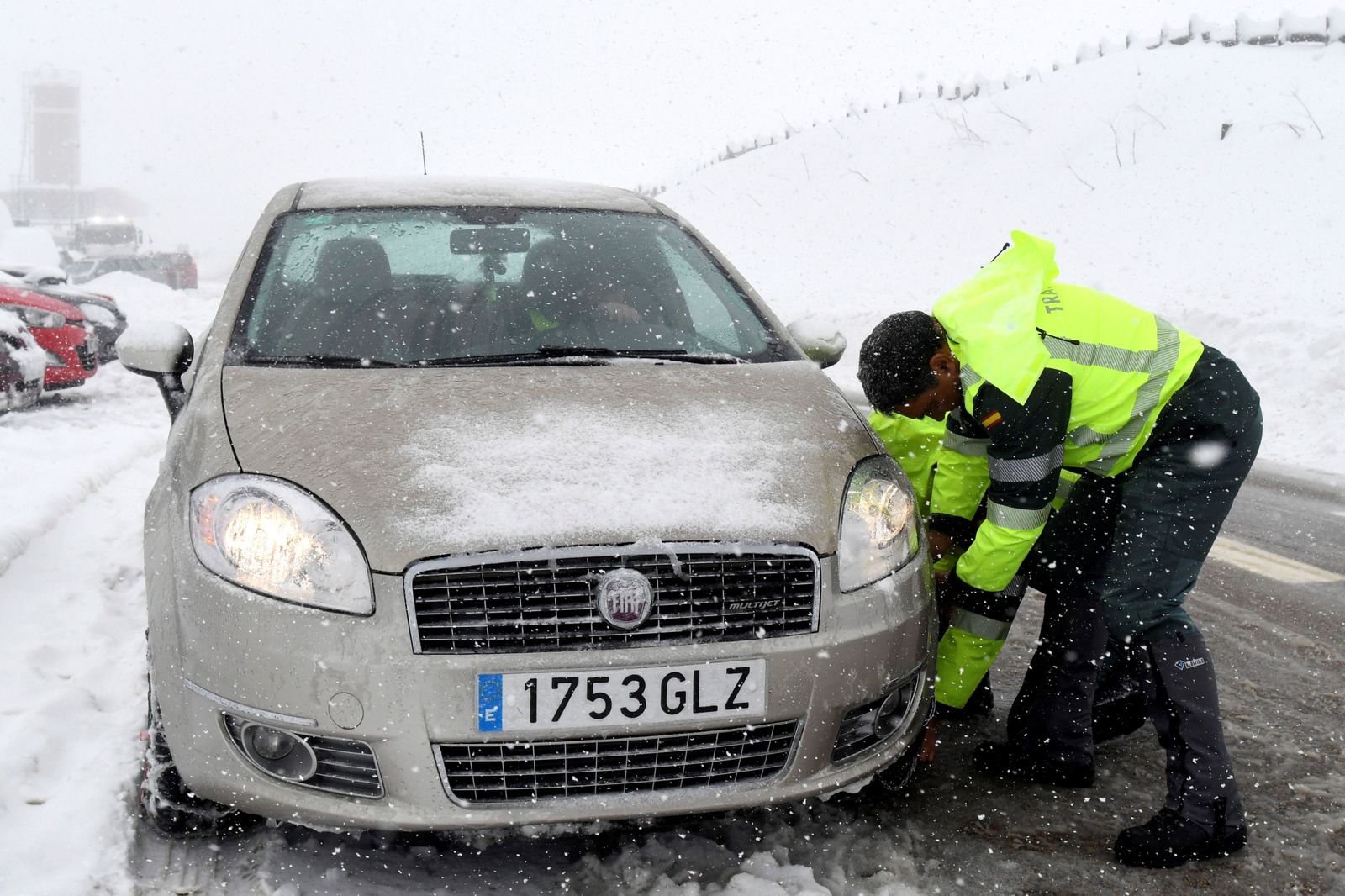 El frío y la nieve barren la Península