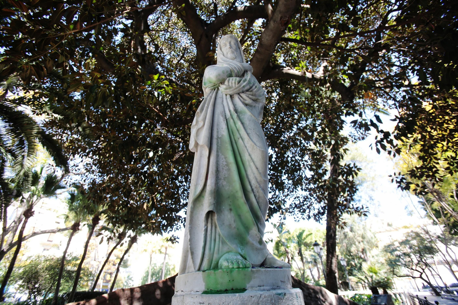 Una de las esculturas de las ‘Cuatro estaciones’, en una imagen de archivo.