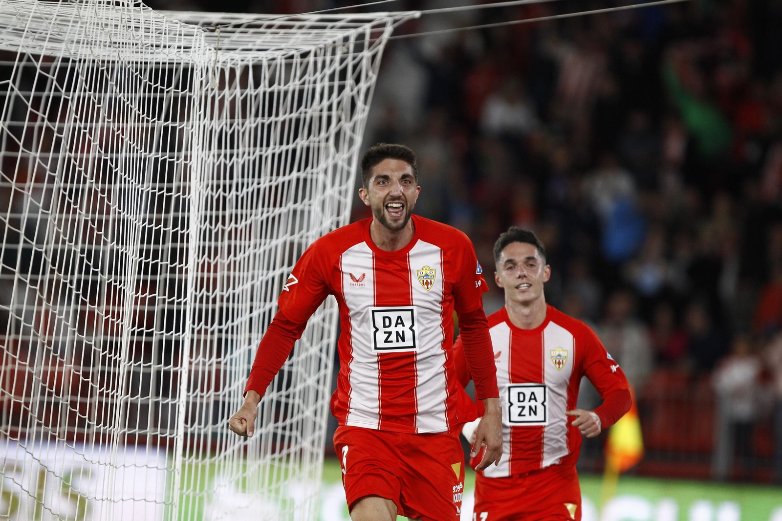El partido U.D. Almería-Deportivo de La Coruña, en imágenes