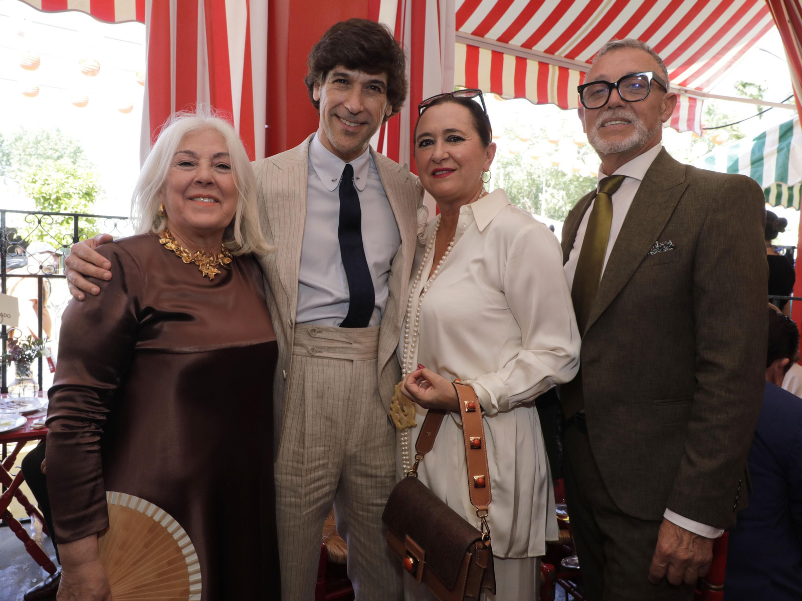 Recepción caseta de Cajasol