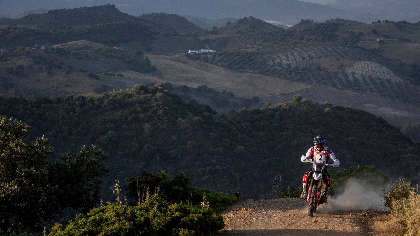 El argentino Franco Caimi, durante la segunda etapa de este viernes.
